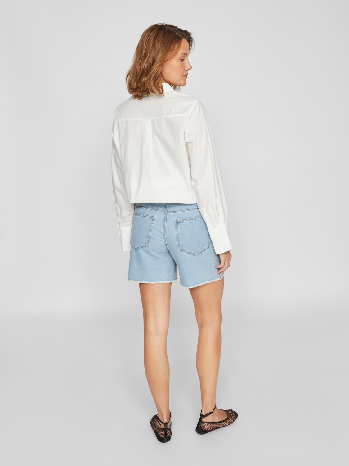 VICAM Shorts - Light Blue Denim